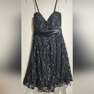 Black short formal dress